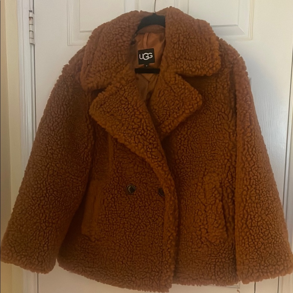 UGG Brown Teddy Coat